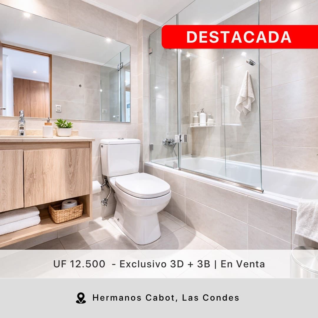 Tarjeta 3 del carrusel: baño con tina y mampara, con el mismo sello y la misma franja de datos.